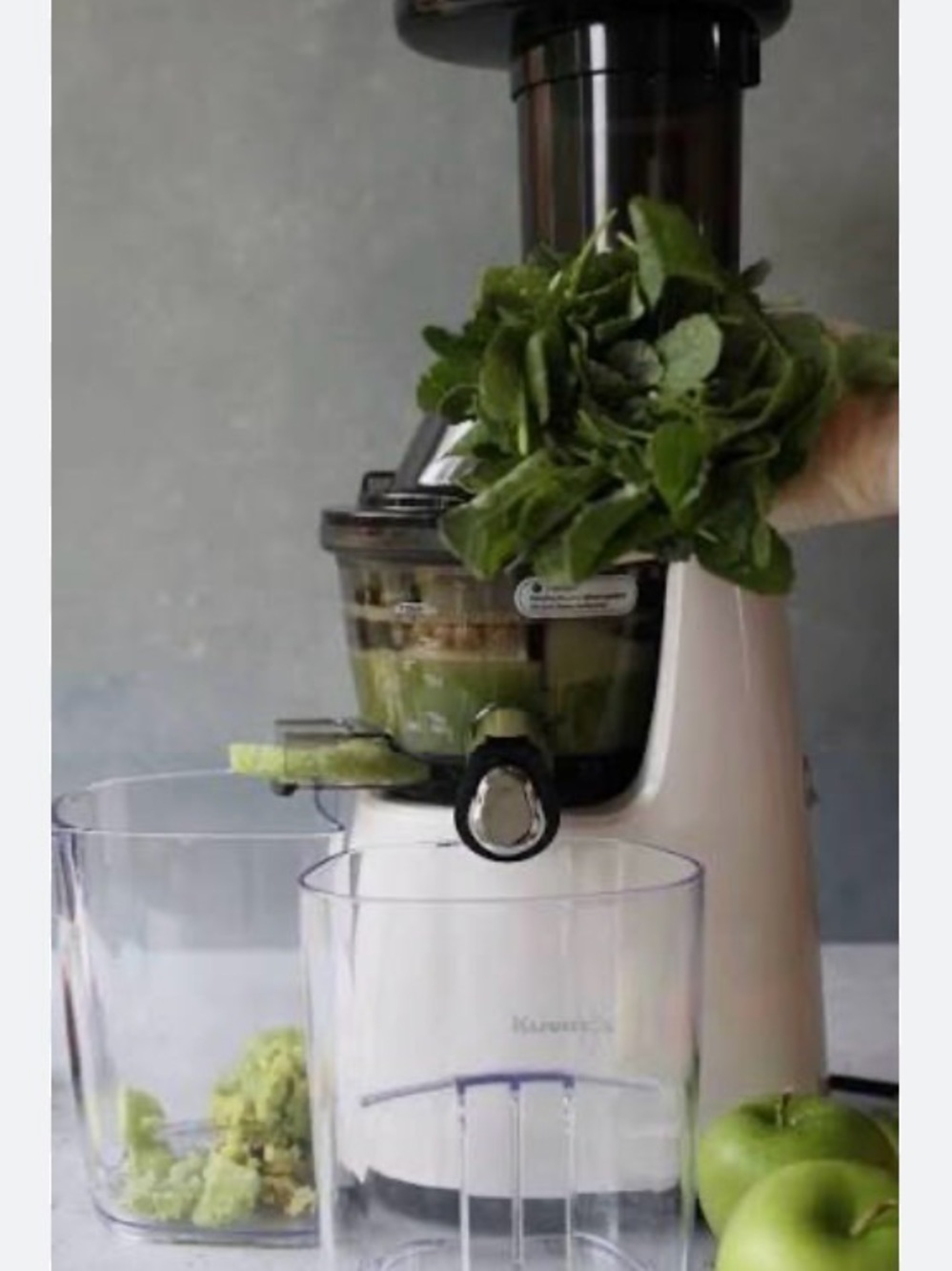 Kuvings White Whole Slow Juicer - Compact Home Kitchen